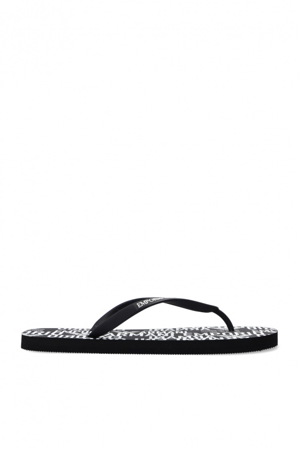 Emporio Armani Printed flip-flops